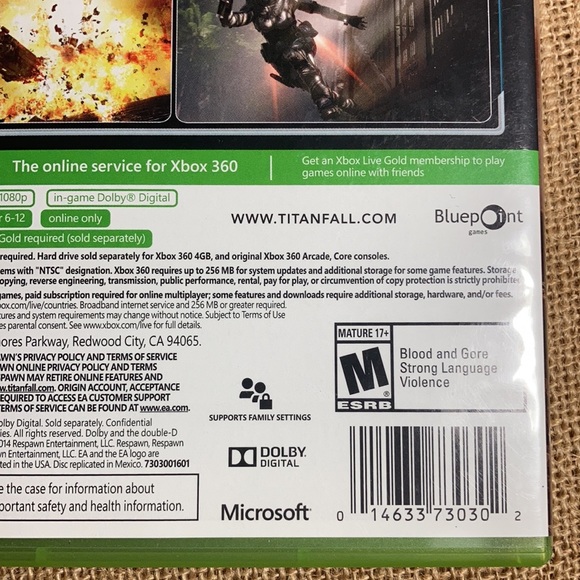 Titanfall (Microsoft Xbox 360, 2014) With Inserts - Picture 5 of 6